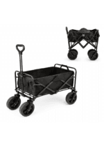 Cărucior pliabil multifuncțional – Capacitate 80 kg, design compact și robust