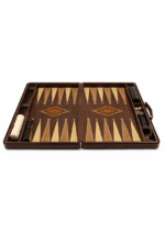 Joc de Table de Lux – Cutie din Piele Maro Tip Crocodil