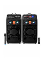 Sistem audio profesional Bluetooth – set 2 boxe active, 1500W, karaoke, microfon wireless