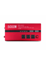 Invertor de tensiune 5000 W, 12V DC – 220V AC, randament >95%, cu protecții multiple