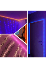 Bandă LED Multicolor 5 metri – cu adaptor și telecomandă - imagine 3