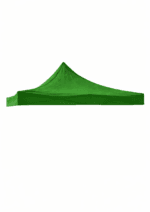 Acoperis 2x2m Verde pentru Pavilion – Impermeabil, interior Cauciucat – exterior Panzat