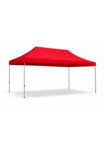 Cort 3×4,5m-Pavilion Rosu, pliabil, structura metalica, impermeabil