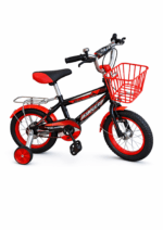 Bicicletă Copii 16 Inch, Roți Ajutătoare, Frână Mână, Rosu