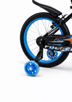 Bicicletă Copii Fulger Speed 18 Inch, Roți Ajutătoare, Albastru - imagine 2