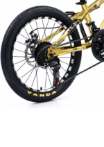 Bicicletă Copii Caraiman Mountain Bike 20/24 Inch, 21 Viteze, Frâne Disc, Galbenă - imagine 3