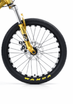 Bicicletă Copii Caraiman Mountain Bike 20/24 Inch, 21 Viteze, Frâne Disc, Galbenă - imagine 4