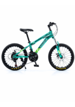 Bicicletă Copii Caraiman Mountain Bike 20/24 Inch, 21 Viteze, Frâne Disc, Turcoaz