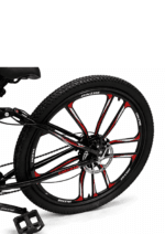 Bicicletă Caraiman pliabilă 26 inch, dublă suspensie, frâne pe disc, 21 viteze - imagine 3