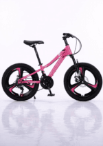 Bicicletă Copii Fulger by Caraiman MTB, Roți 20 Inch, 21 Viteze, Frâne pe Disc, 8-12 Ani, Roz