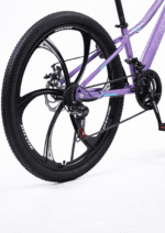 Bicicletă Caraiman MTB, Roți 24/26 Inch, 21 Viteze, Frâne pe Disc,Mov - imagine 3
