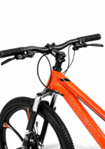 Bicicletă Caraiman MTB, Roți 24 Inch, 21 Viteze, Frâne pe Disc, Portocaliu - imagine 4