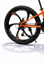Bicicletă Caraiman MTB, Roți 24 Inch, 21 Viteze, Frâne pe Disc, Portocaliu - imagine 3