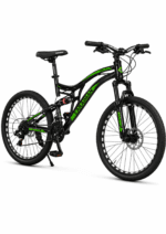 Bicicletă de munte-Verde 2600S din oțel,Adulti si Tineri