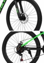 Bicicletă MTB FULGER 24/26 Inch, 21 Viteze, Cadru Oțel, Frâne pe Disc, Suspensie, Shimano - imagine 3