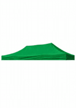 Acoperis 3x6m Verde pentru Pavilion – Impermeabil, interior Cauciucat – exterior Panzat
