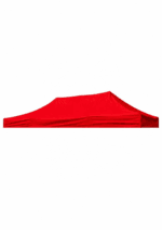 Acoperis 3×4,5m Rosu pentru Pavilion – Impermeabil, interior Cauciucat – exterior Panzat