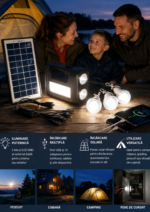 Kit Solar GDLITE GD1 – Sistem portabil iluminare si incarcare USB - imagine 3
