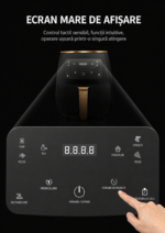 Friteuza cu Aer Cald Air Fryer fara Ulei – Functie de Coacere, Prajire si Gatire Sanatoasa - imagine 4