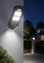 Lampa Stradala LED Solara cu Panou Solar si Acumulator – Iluminare Exterior - imagine 4