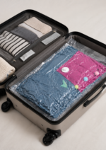 Set 10 Saci Vacuum pentru Depozitare Haine si Textile – Economisire Spatiu pana la 75%, Protectie Completa - imagine 2