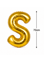 Baloane 70cm Litere Folie Aurii A-Z