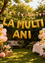 Baloane 70cm Litere Folie Aurii A-Z - imagine 3