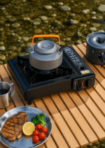 Aragaz Portabil Camping cu Aprindere Piezo – Ideal pentru Camping, Picnic și Pescuit - imagine 3