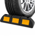 Opritor Roți Auto Reflectorizant din Cauciuc Vulcanizat – 48 cm - imagine 2