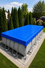 Prelata Impermeabila Profesionala cu Protectie UV pentru Piscina, Baloti, Remorci si Utilizare Exterior – Rezistenta la Ploaie si Inghet - imagine 3