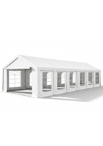 Cort pentru evenimente 5×10 m – PVC rezistent, cadru oțel galvanizat