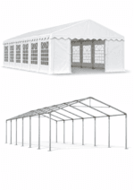 Cort pentru evenimente 6×12 m – PVC rezistent, cadru oțel galvanizat - imagine 5