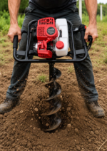 Burghiu pentru Pamant Manual Profesional – Diametre Diferite pentru Sapare - imagine 3